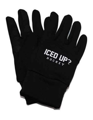 IU Hockey Gloves Black