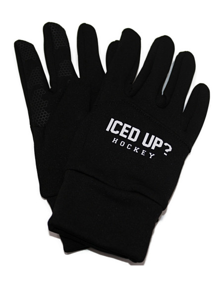 IU Hockey Gloves Black IU Hockey Gloves Black