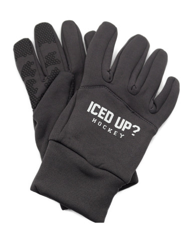 IU Hockey Gloves Grey