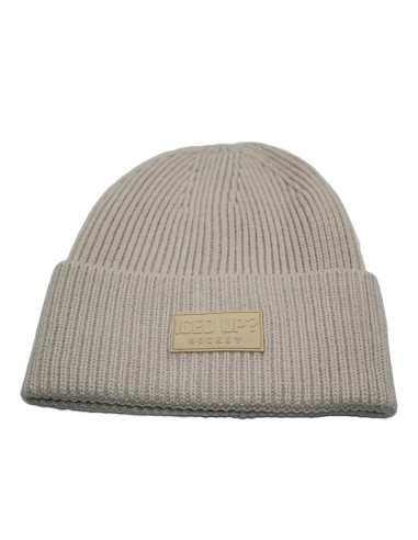IU Hockey Beanie Oatmeal