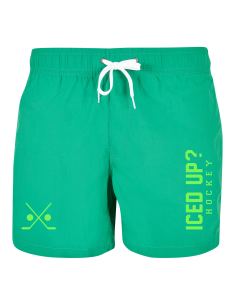 ICED UP? Swim Short Green