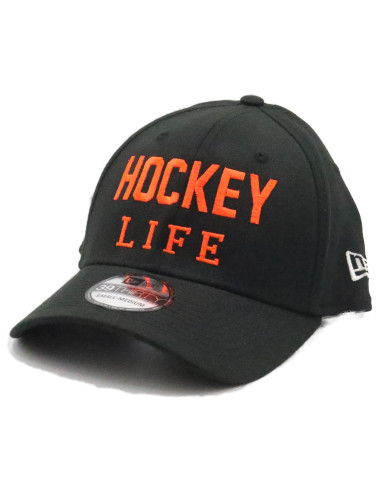 Hockey Life NEW ERA 39Thirty Curved Neon Orange