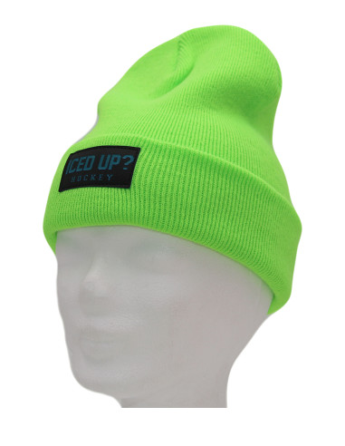 IU Hockey Beanie Neon Green