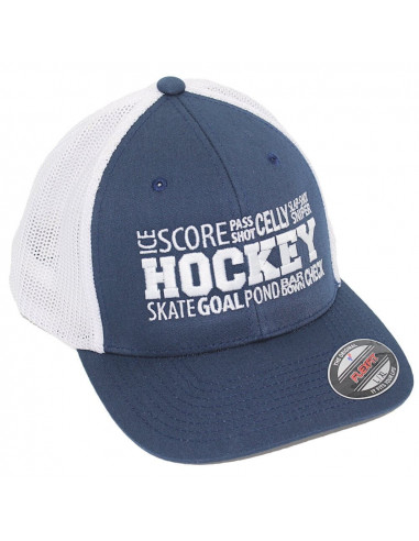 Hockey ABC Navy/White