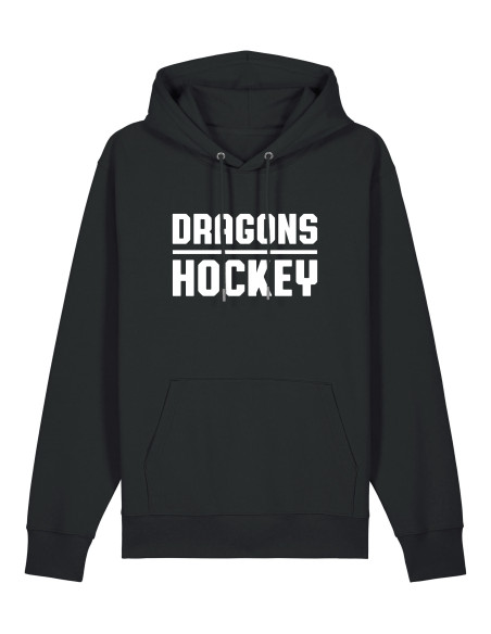 Dragons Hockey Hoodie Black Dragons Hockey Hoodie Black