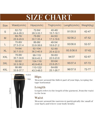 IU Leder Leggings Woman High Waist