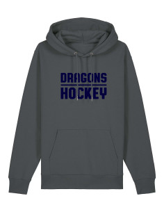 Dragons Hockey Hoodie Grey