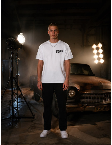 SPTLGHT. HCKY. Shirt White Regular