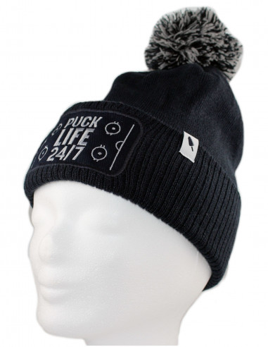 Puck Life 24/7 Pom Beanie