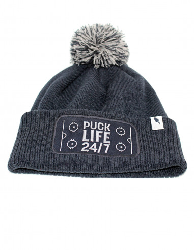 Puck Life 24/7 Pom Beanie