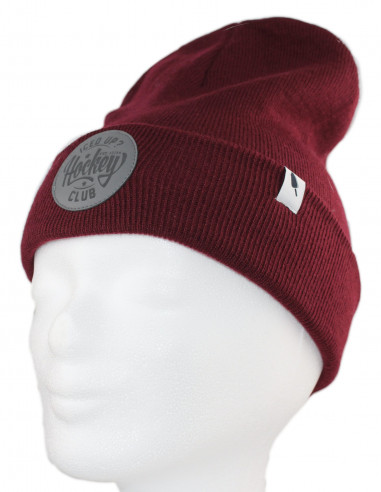 IU Hockey Club Beanie Burgundy