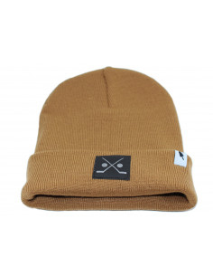 Stick and Puck Beanie Caramel 2