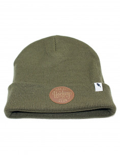 IU Hockey Club Beanie Olive 2